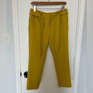Mustard yellow business pants